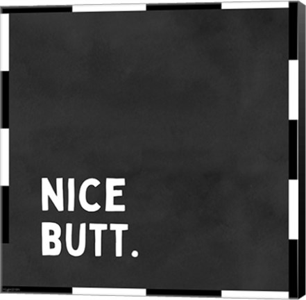 Framed Nice Butt Print