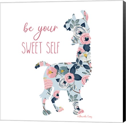 Framed Be Your Sweet Self Print