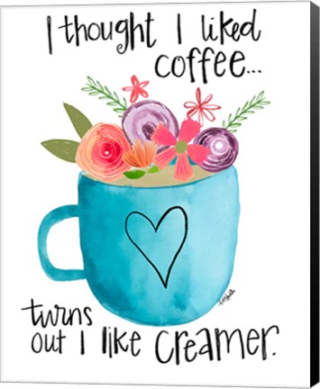 Framed Coffee Creamer Print