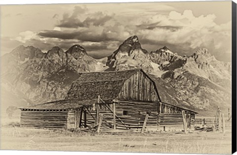 Framed Mormon Row Barn Print