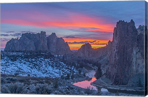 Framed Smith Rock II Print