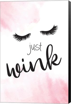 Framed Just Wink Print