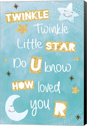 Framed Twinkle Twinkle Print