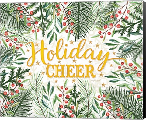 Framed Holiday Cheer Print