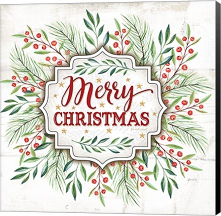 Framed Merry Christmas Print