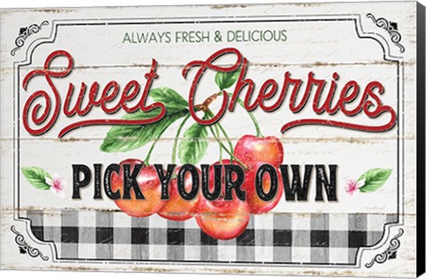 Framed Sweet Cherries Print