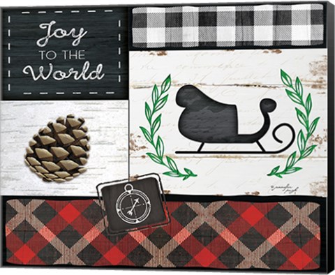 Framed Joy to the World Print