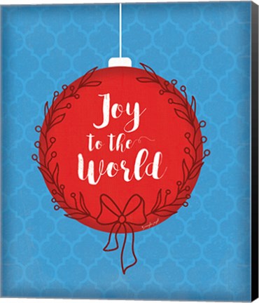 Framed Joy to the World Print