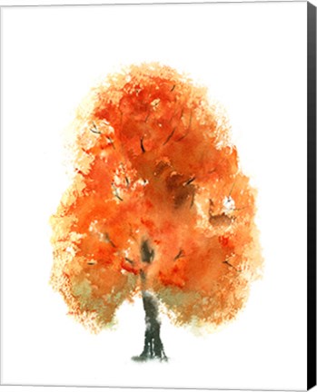 Framed Fall Tree I Print