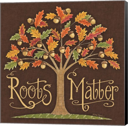 Framed Roots Matter Print