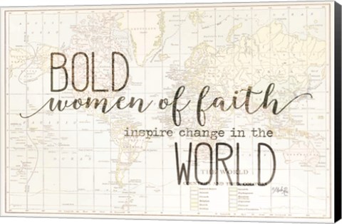 Framed Bold Women of Faith Print