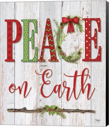 Framed Peace on Earth Print