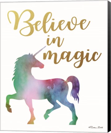 Framed Believe in Magic Print