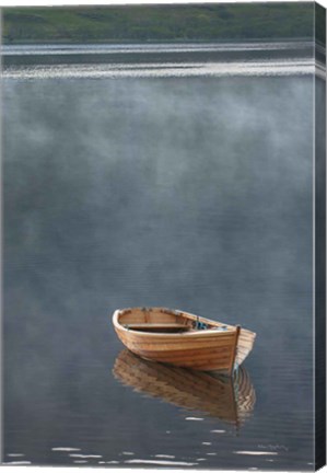 Framed Rowboat in Ross Print