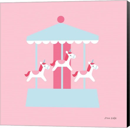 Framed Merry Go Round Print