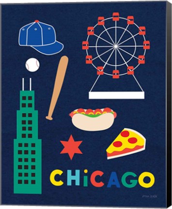 Framed City Fun Chicago Print