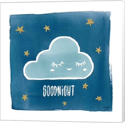 Framed Night Sky Goodnight Print