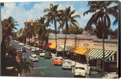Framed Florida Postcard IV Print