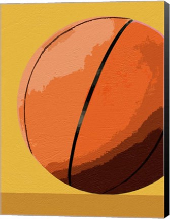 Framed Basketball Print