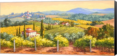 Framed Tuscan Gold Print