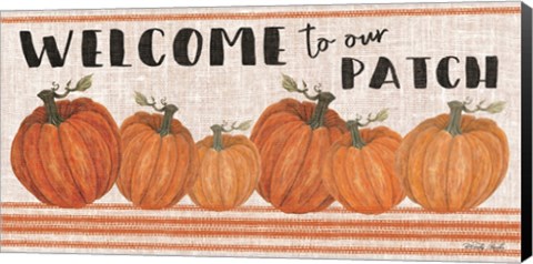 Framed Welcome to Our Pumpkin Patch Print