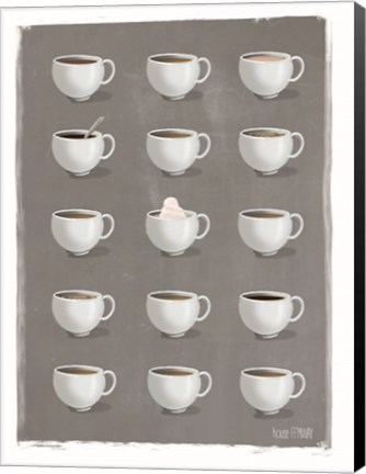 Framed Give Me All the Coffee Print