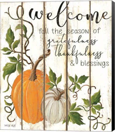 Framed Welcome Fall Print