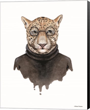 Framed Jaguar as Steve Jobs Print