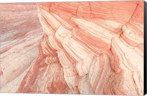 Framed Coyote Buttes VII Blush Print