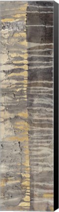 Framed Tectonic II Gold Crop Print