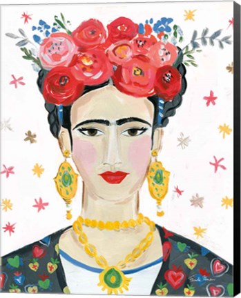 Framed Homage to Frida Bright Print