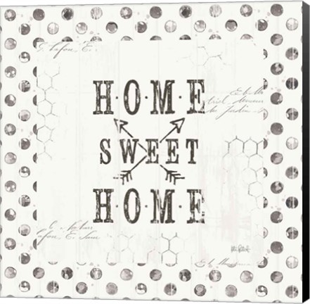 Framed Farmhouse Fresh 01A Home Sweet Home Print