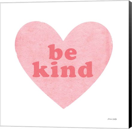 Framed Be Kind Heart Print