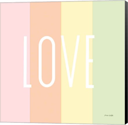 Framed Love Rainbow Print