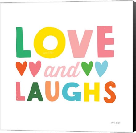 Framed Love and Laughs Print