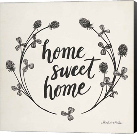 Framed Happy to Bee Home I Words Neutral Print