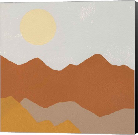 Framed Desert Sun II Print