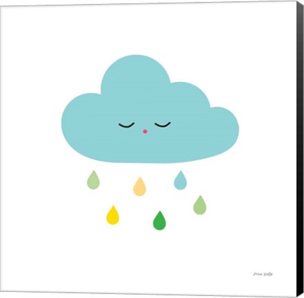 Framed Sleepy Cloud I Print