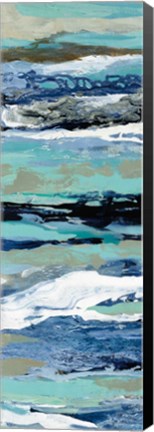 Framed Coastal Sea Foam II Print