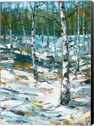 Framed Blue Winter Print