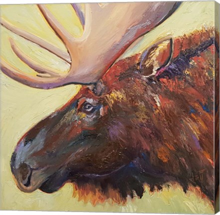 Framed Chocolate Moose Print