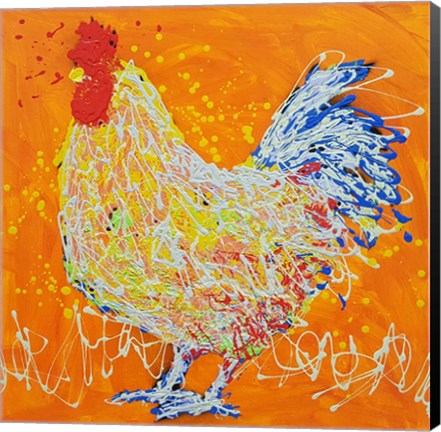 Framed Elmer The Rooster Print