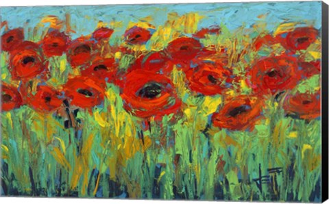 Framed Roses are Red Print