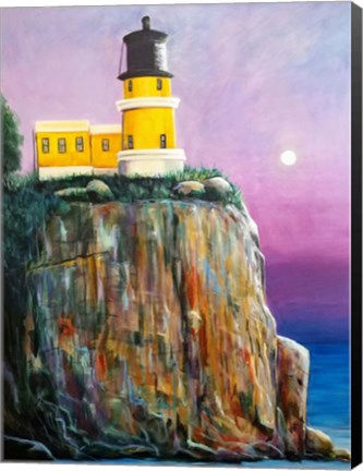 Framed Split Rock Print