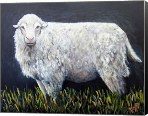 Framed Wooly Mammoth Print