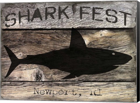 Framed Shark Fest Print