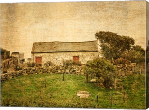 Framed Irish Cottage Print