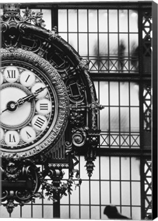 Framed Musee D&#39;orsay Interior Clock, Paris, France Print