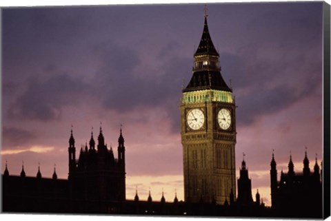 Framed Big Ben Palace Of Westminster London Print