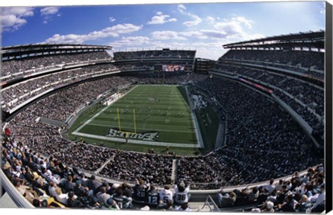 Framed Lincoln Financial Field Football Stadium Philadelphia Print